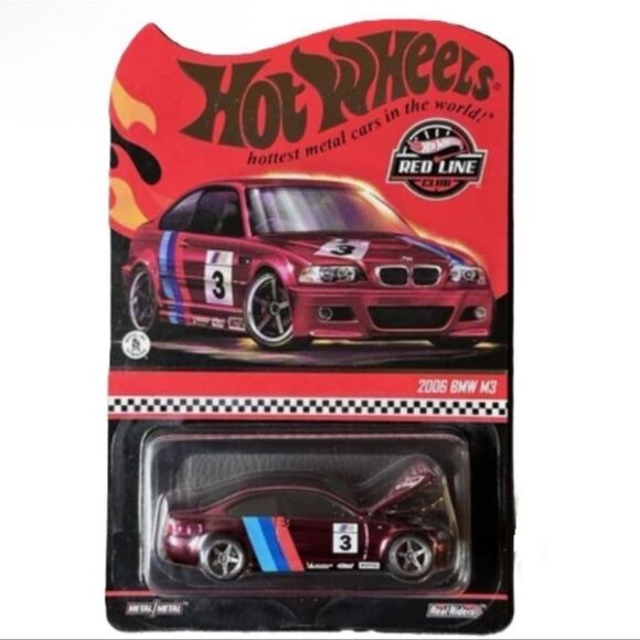 Hot Wheels RLC 2006 BMW M3 in Red. New in box! - Picture 1 of 16